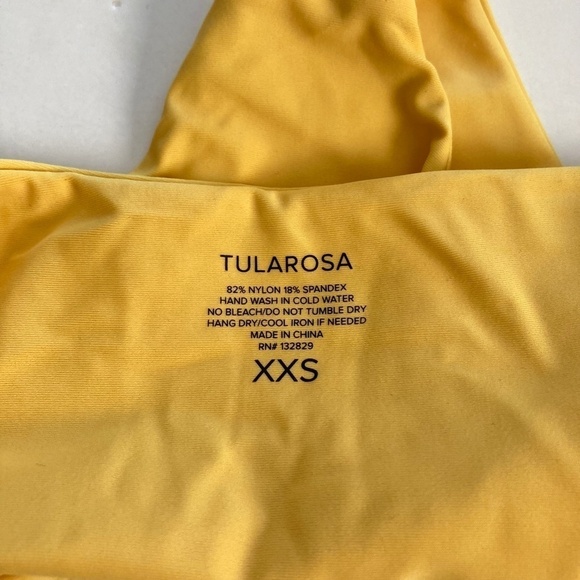 NWOT Tularosa Anthropologie Sammie Yellow Bikini Bottoms Sz XXS - Picture 3 of 3